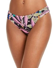 MSRP $44 Bar Iii Hidden Jungle Printed Hipster Bikini Bottoms Size Small NWOT