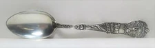 Vintage Mechanics Sterling Silver Nebraska Souvenir Spoon 25g 5 3/8" Oar