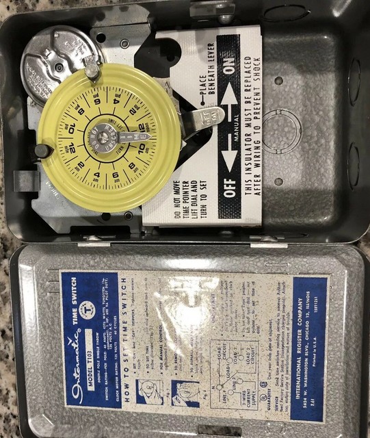 Wiring A Model T103 Time Switch