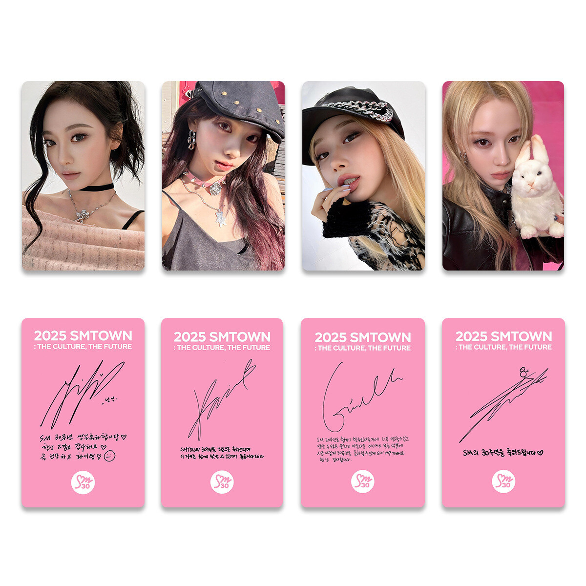 4pcs/set Kpop Aespa 2025 SMTOWN THE CULTURE THE FUTURE Cards 4pcs/set Kpop Aespa 2025 SMTOWN THE CULTURE THE FUTURE Cards
