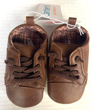 Carter  s Baby Boy Brown Shoes/Sneakers New With Tags - Size 12-18 Months -