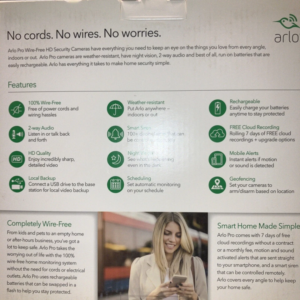 Netgear Arlo Pro Wire-Free HD Security Camera Every Angle Covered - Image 2 of 4