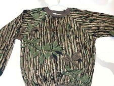 REALTREE CAMOUFLAGE TREE LEAVES THERMAL COLD WEATHER LS SHIRT HUNTING MEDIUM