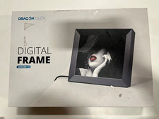 Dragon Touch Classic Digital Picture Frame - Brown, 10"