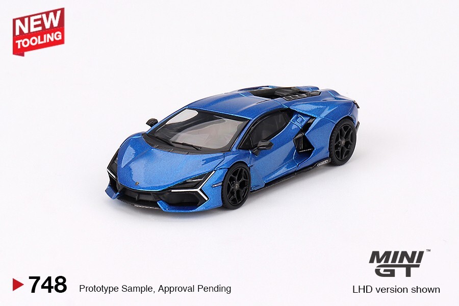Mini GT 1:64 Lamborghini Revuelto Blu Eleos #748 | eBay