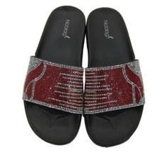 Noblag Glitter Sandals Women Slip Fuscha