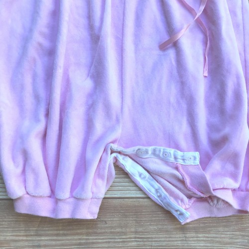Rebecca Raggs Vintage Bubble Romper Size 24 Mos. Pink Sheep Velour 1990s Y2K - 第 3/8 張圖片