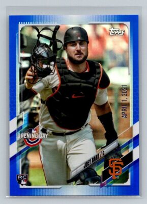 2021 Topps #12 Joey Bart Royal Blue
