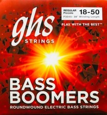 GHS P3045 Boomers Bass Guitar Strings; Piccol...