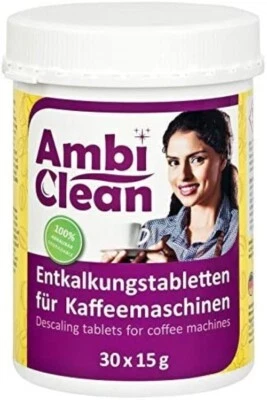 DOUBLEYOU GEOVLIES & BAUSTOFFE AmbiClean Entkalkungstabletten Kaffeevollautomat für Siemens Miele Jura Melitta