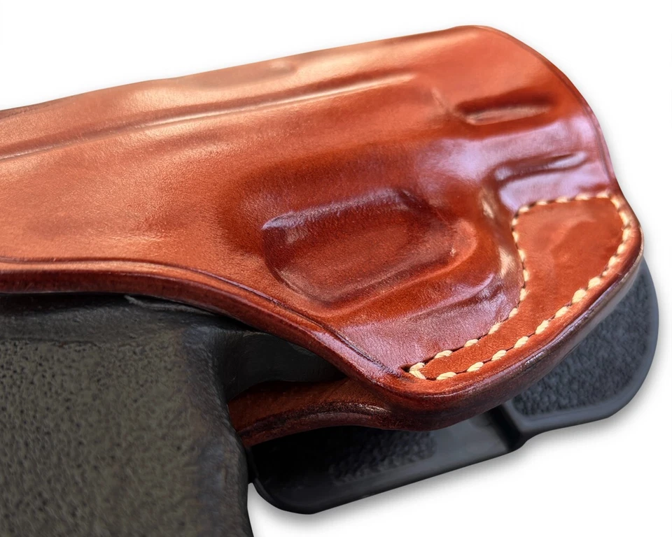 Funda de paleta de cuero con mira de punto rojo para Springfield Hellcat 9 mm 3" barril #1524 Foto 4 de 4