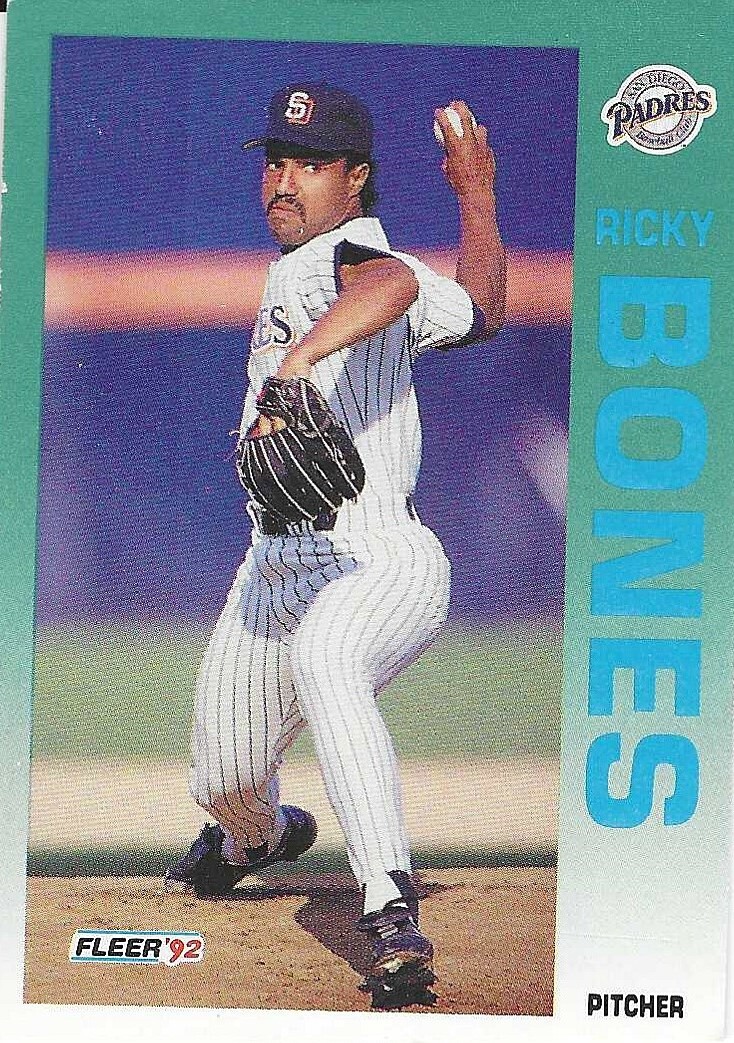 Ricky Bones - 1992 Fleer - #600 - Padres