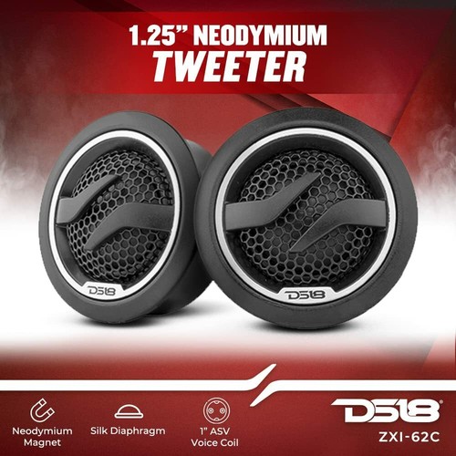 DS18 ZXI-62C 6.5" 2- Way Car Audio Component Speaker System with Kevlar Cone - Picture 4 of 12