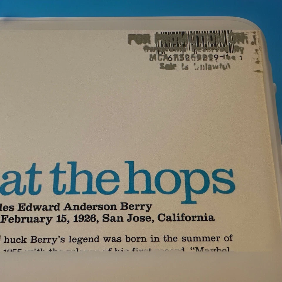 Chuck Berry -Rockin' at the Hops- 1987 MCA Records CH-9259 ✨Promo ✨ - Image 4 of 4