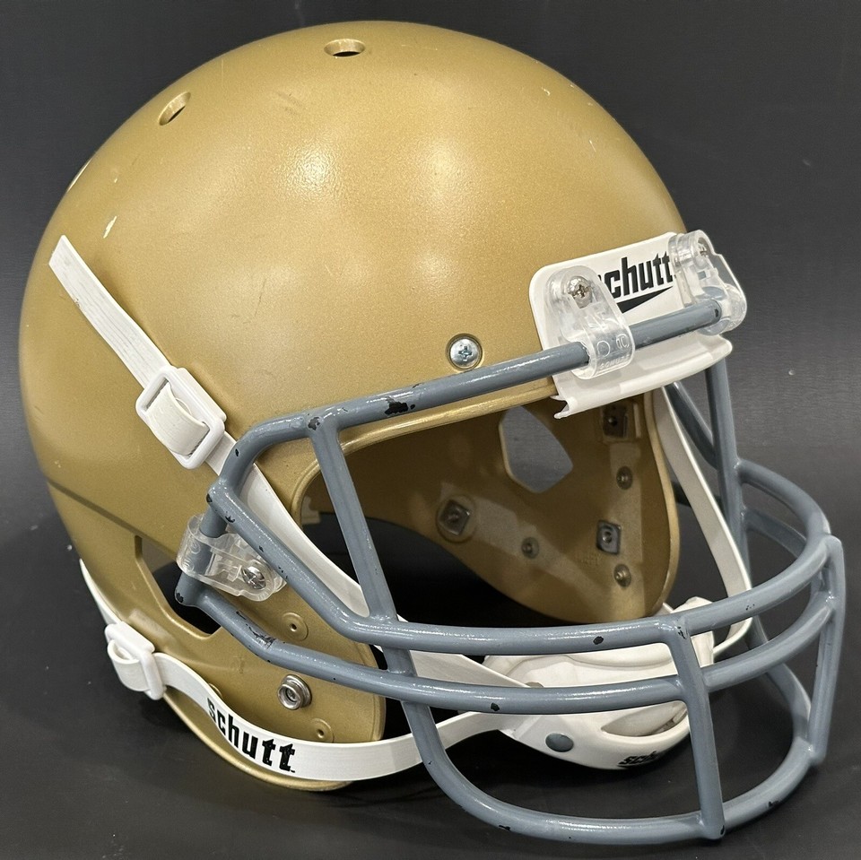 Schutt XP Gold Football Helmet Shell Size Large Includes Facemask