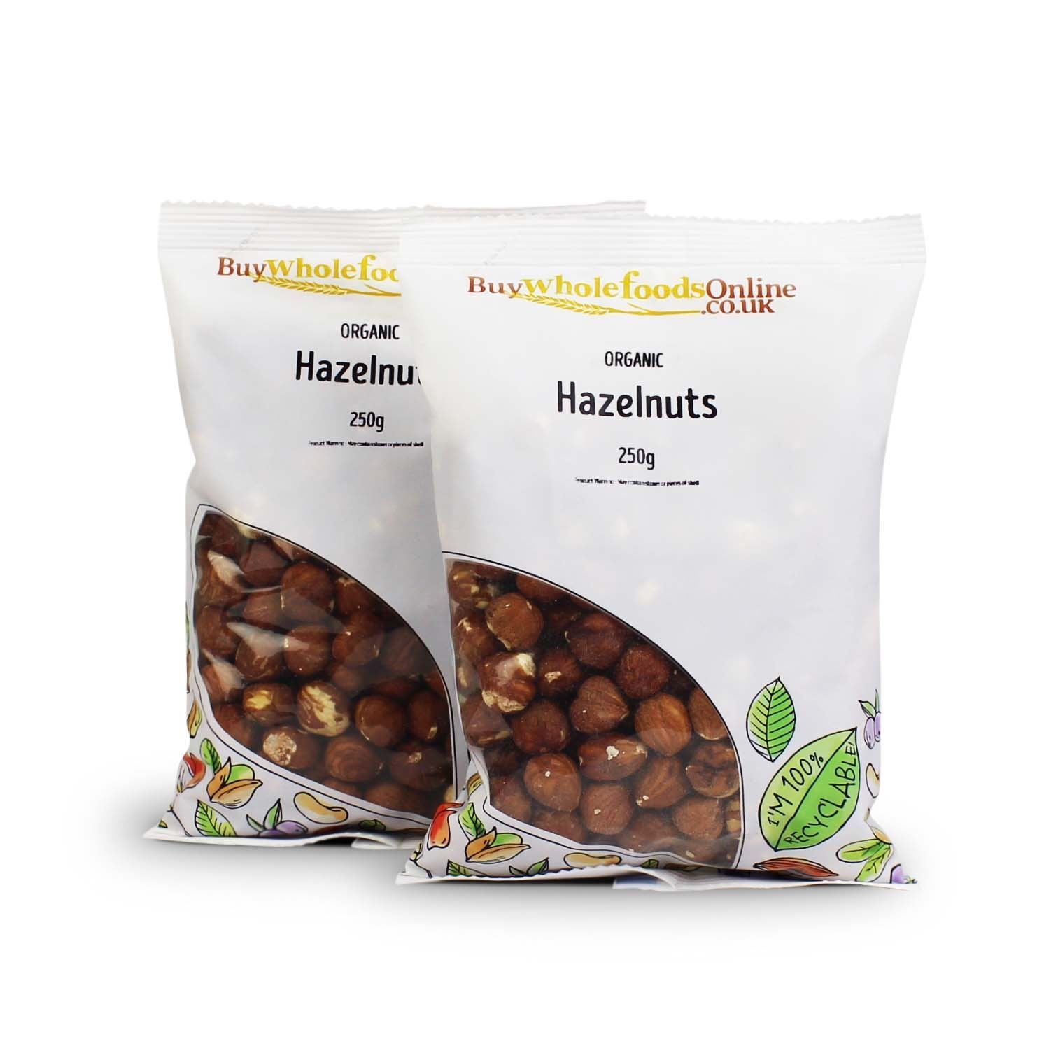 Organic Hazelnuts 500g | BWFO | Free UK Mainland P&P