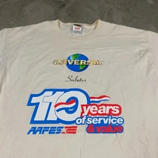 Vintage UNIVERSAL STUDIOS T Shirt Military Army Air Force XL Men’s Logo AAFES