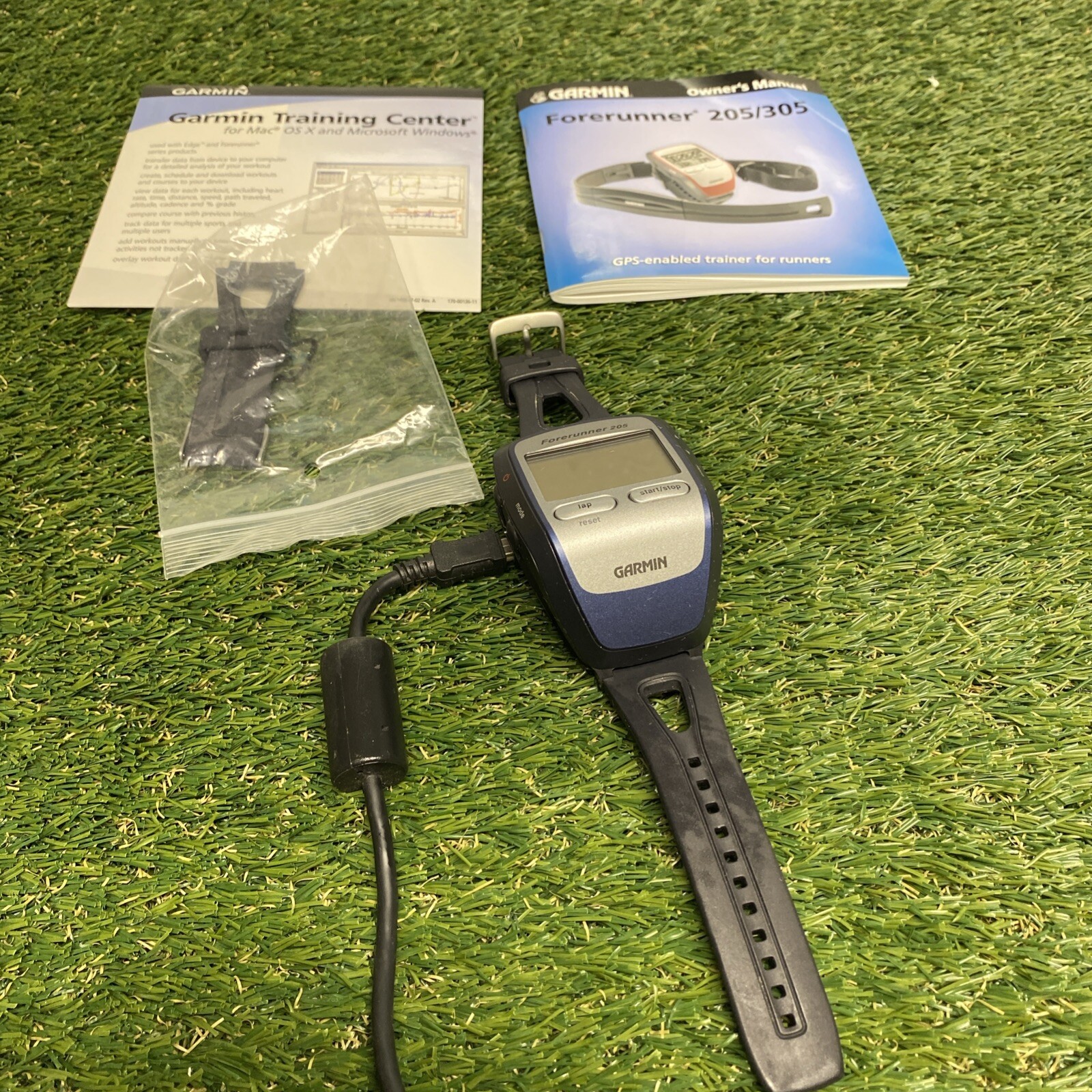 Garmin Forerunner 205 GPS Running Watch for Jogging Walking with Charger-image