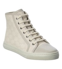 Gucci Men 40 UK 6 GG Monogramm Canvas High To...