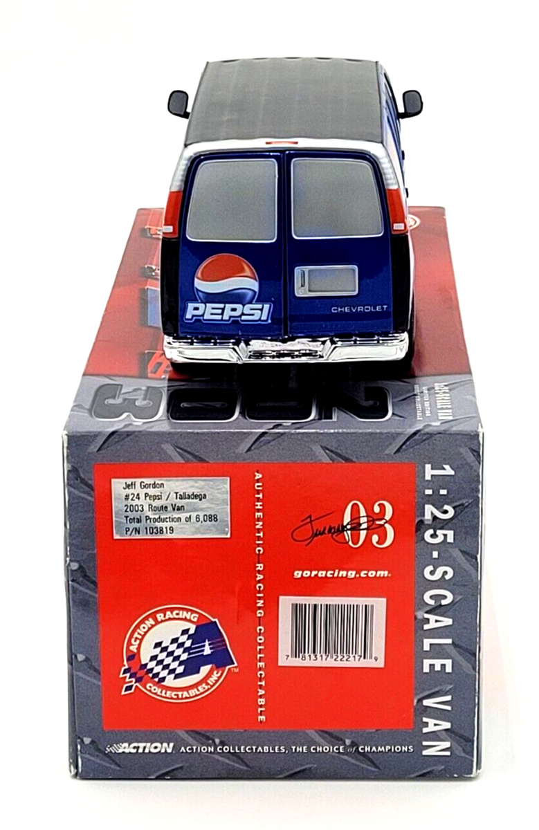 2003 Action Racing Pepsi Jeff Gordon Route Van Limited