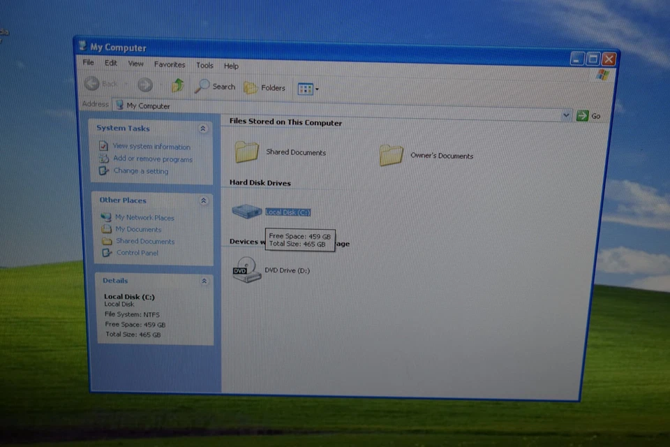 Dell Optiplex USF Quad Core i7-2600S 4GB 500GB HD Windows XP Pro 22" LCD Monitor - Image 4 of 4