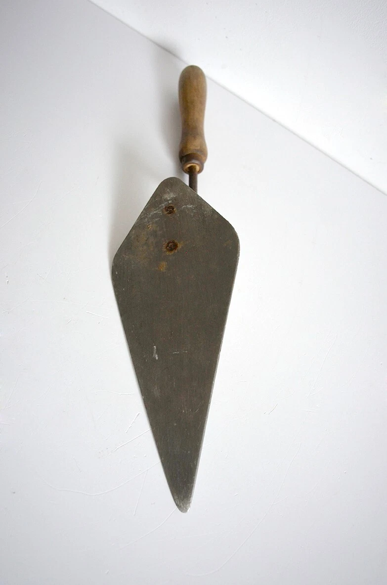 Vintage trowel 9 inch pointing brickwork plastering aluminium eBay