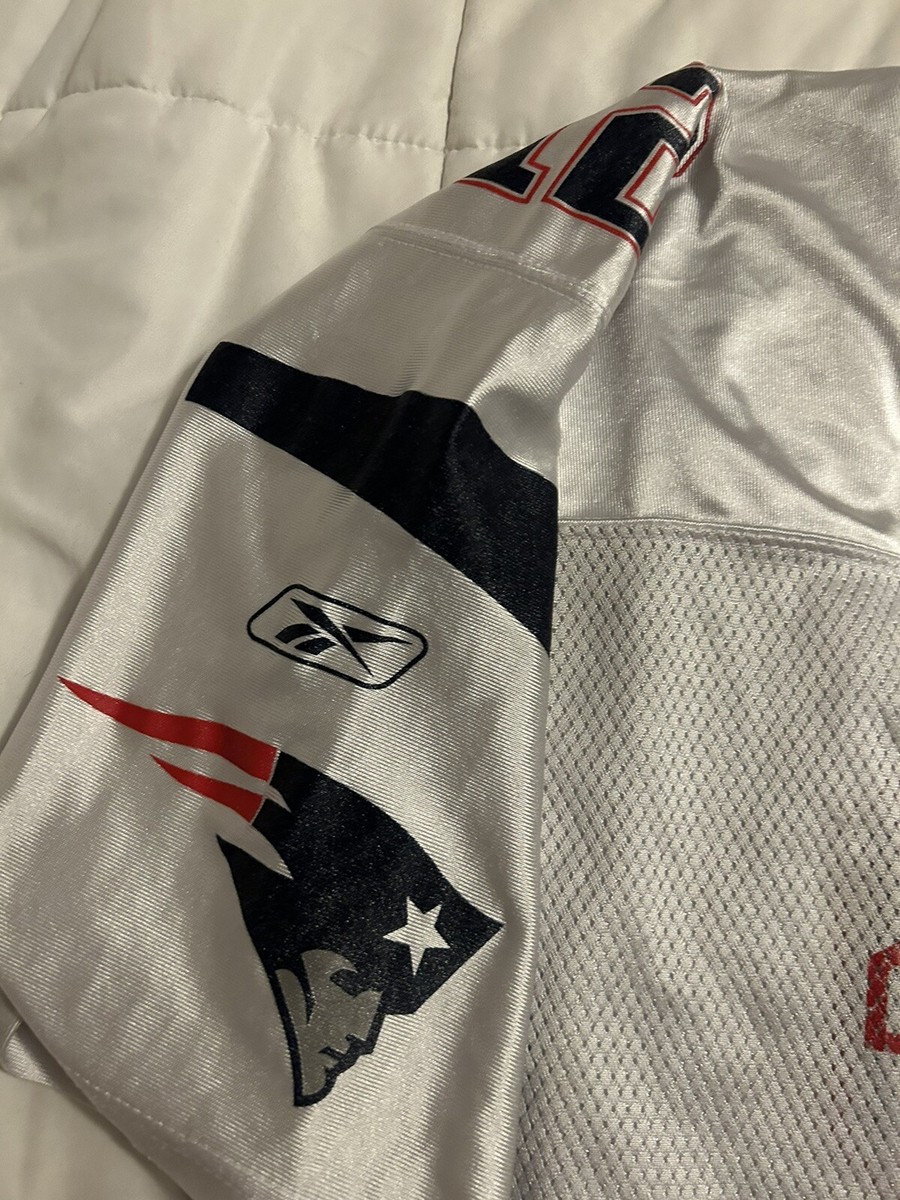 Vintage Reebok NFL Equipment New England Patriots White #12