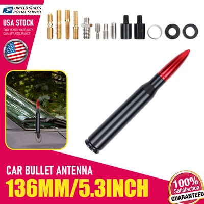 New 5.3inch BULLET ANTENNA 50 CAL CALIBER for Chevy Silverado 2500 HD 2011-2023