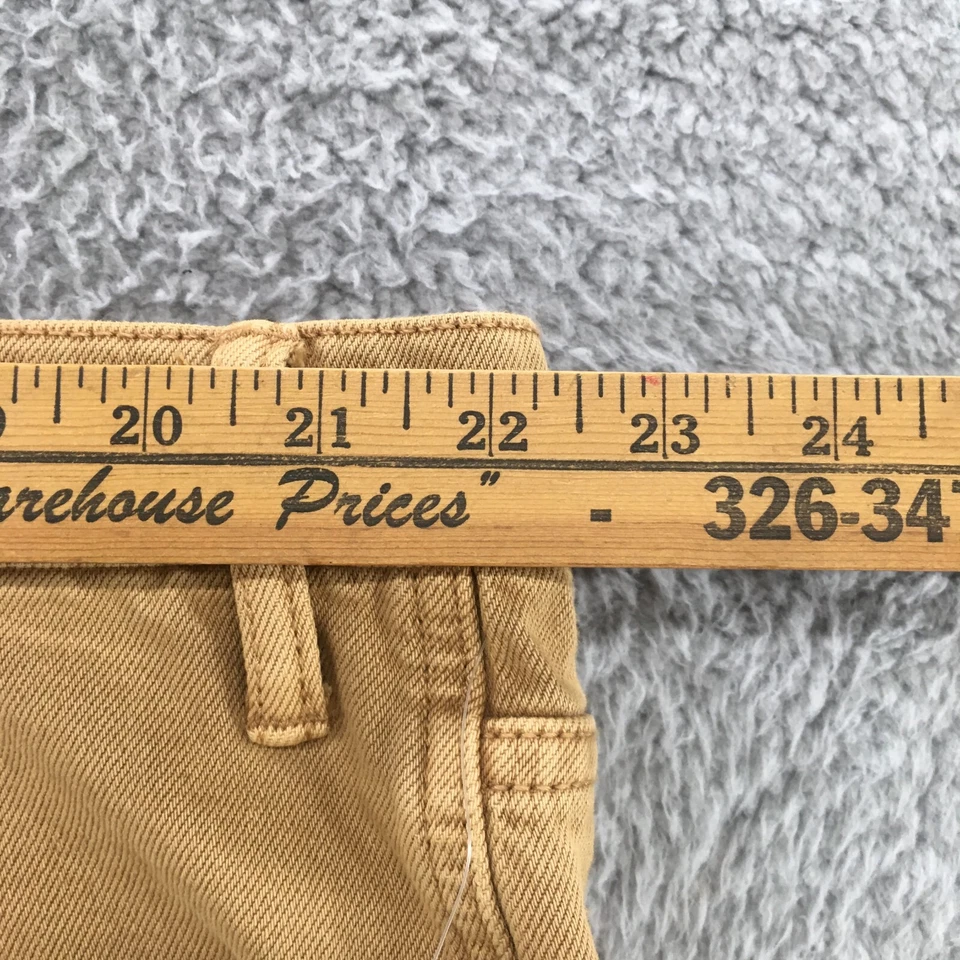 Arizona Jean Co Pantalones Cortos Sueltos Recortados Para Hombres 46 Marrón Denim Mezcla de Algodón Informal Foto 4 de 4