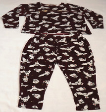 Wizarding World Harry Potter Burgundy Maroon Pajama Set Size L 12/14