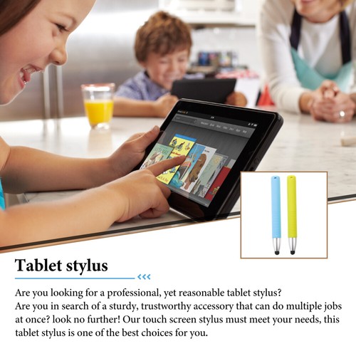 2 Pcs Stylus Child Universal Capacitive Touch Screen Pens for Tablets - Zdjęcie 3 z 12