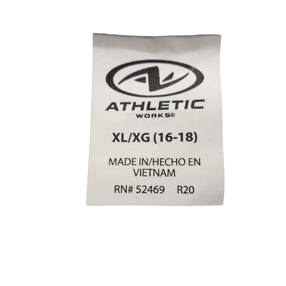 Camisa deportiva de manga larga gris talla XL Athletic Works para mujer Foto 2 de 4