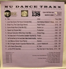 ERG dance Traxx 138, cd, 2008, Snoop Dogg, Hi-Tack, Paul Van Dyk, Booty Luv