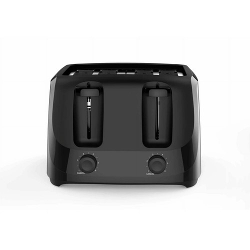 4-Slice Bread Toaster with 6 Shade Settings and Removable Crumb Tray Wide Slots - Picture 3 of 4