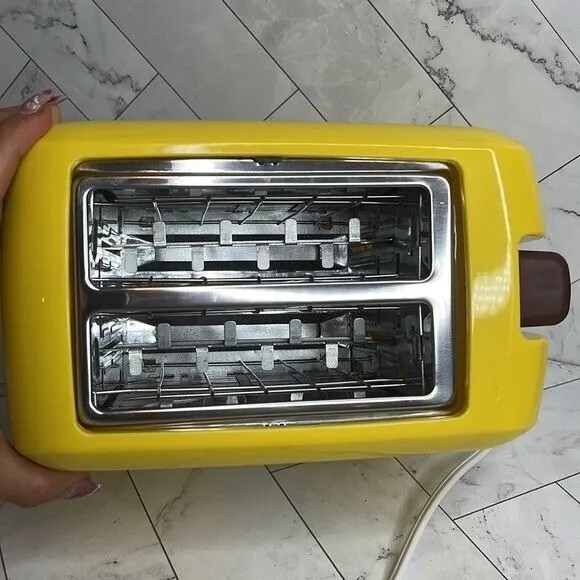 Nostalgia TCS2 Yellow Grilled Cheese Sandwich Toaster Maker Easy Clean