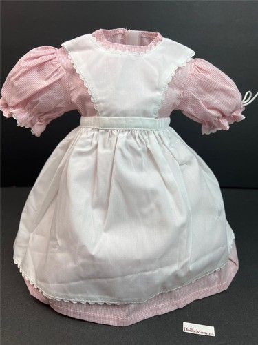 American Girl Kirsten Birthday Outfit~APRON~DRESS Pleasant Company 1996 tag EUC