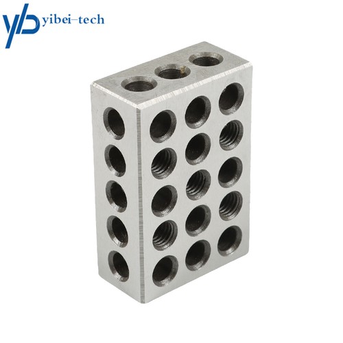 8 Piece 1-2-3 123 Precision 23 Hole Block Set With Screws & HEX KEY - Picture 8 of 10
