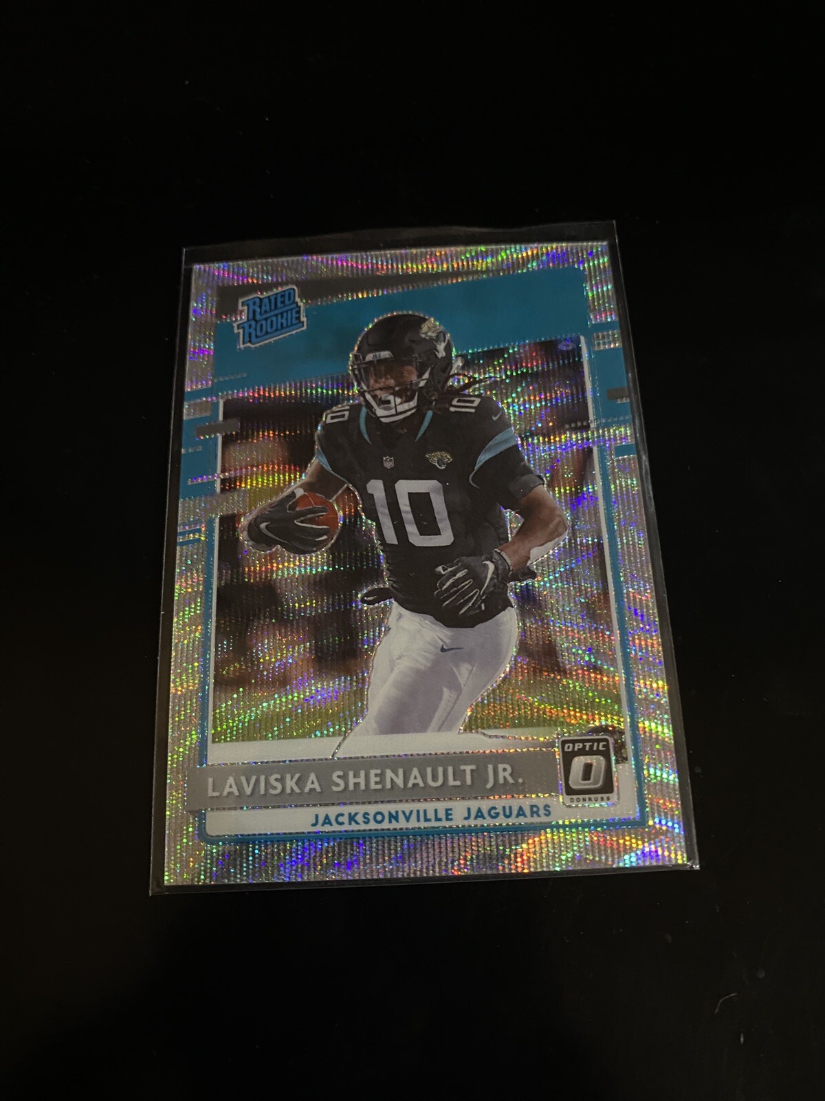 Laviska Shenault  2020 Panini Optic Silver Wave Prizm /199 RC  Jaguars 168 PWE