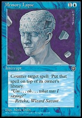 *MRM* ENGLISH 4x Memory Loch (Memory Lapse ) Version 1 MTG HML