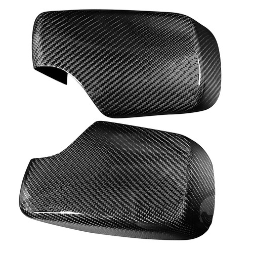 Espejo retrovisor exterior de fibra de carbono seco decoración adorno para BMW Serie 3 E46 - Imagen 7 de 10