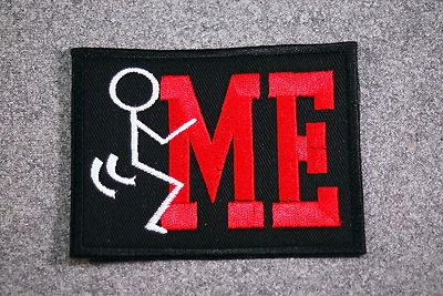 F##K ME Emdroidered Biker Vest Patch