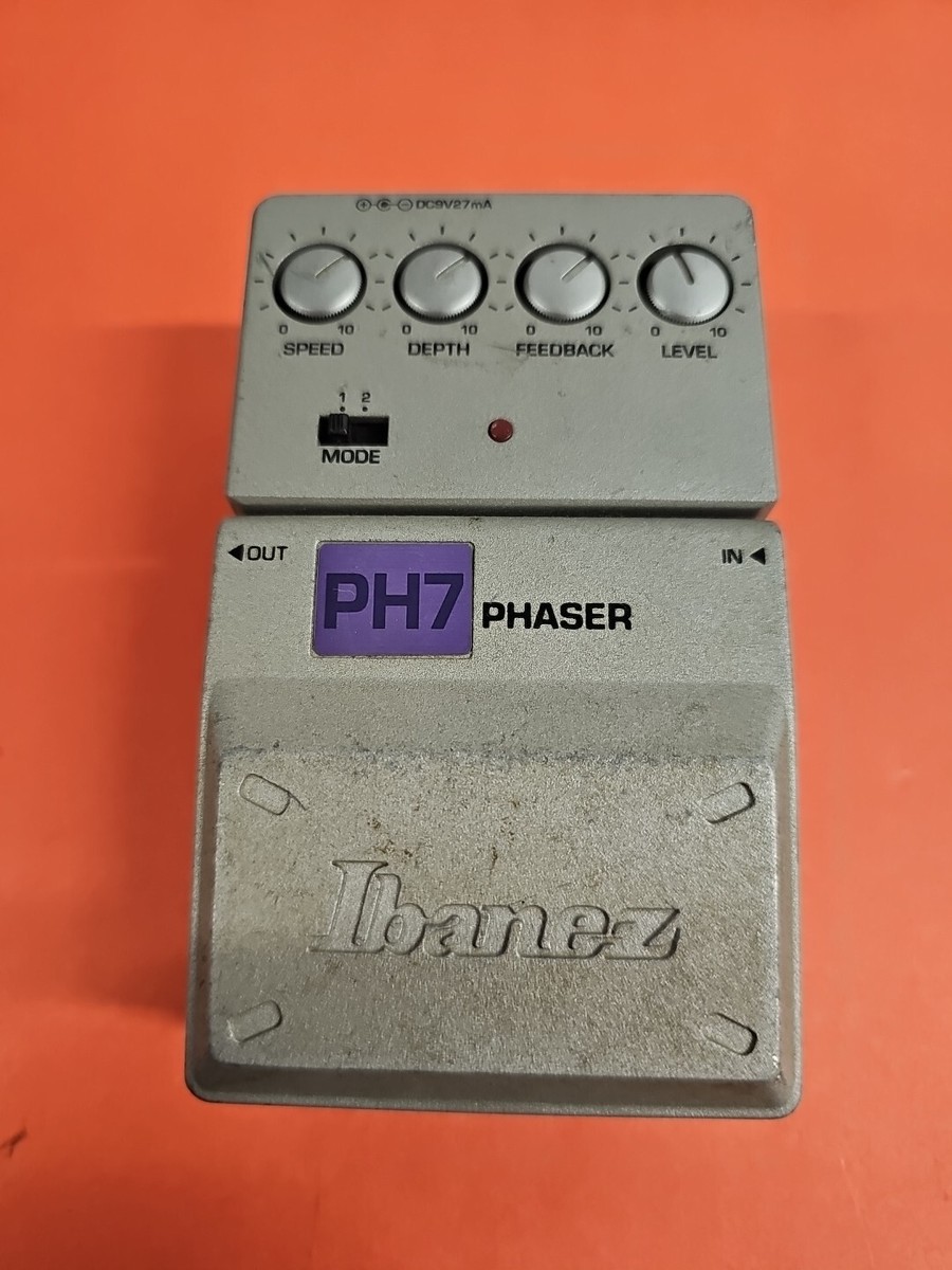 Ibanez PH7 PHASER TONE-LOK Guitar Effects Pedal TAIWAN. No Power