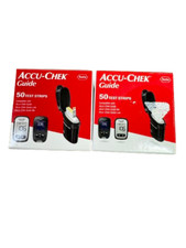 **100 Accu Chek Guide Diabetic Blood Glucose Test Strips 2-5/2026