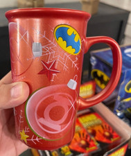 Six Flags Magic Mountain Dc Universe Justice League Icons Christmas Mug New