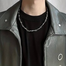 COOLSTEELANDBEYOND Ciondolo Camion In Acciaio Inossidabile – Collana Uomo Con Catena Grano 75 Cm – Stile Rock Punk