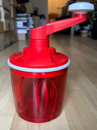 Tupperware Speedy Chef 1,35 L in Rot/Weiß - Rührer/Rührgerät - TOP/NEU!!!