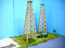 N SCALE   Laser Cut  Two Oil Derrick Kit