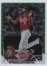 2023 Topps Series 2 Green Foil /499 Will Benson #339 yf0