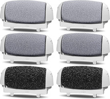 Callus Removers 6 Pack Replacement Rollers Heads for Electric Feet File Pedicure