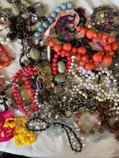 ACTUAL PHOTO of 5 LBS Mixed Vintage and Modern Jewelry Lot Wearable